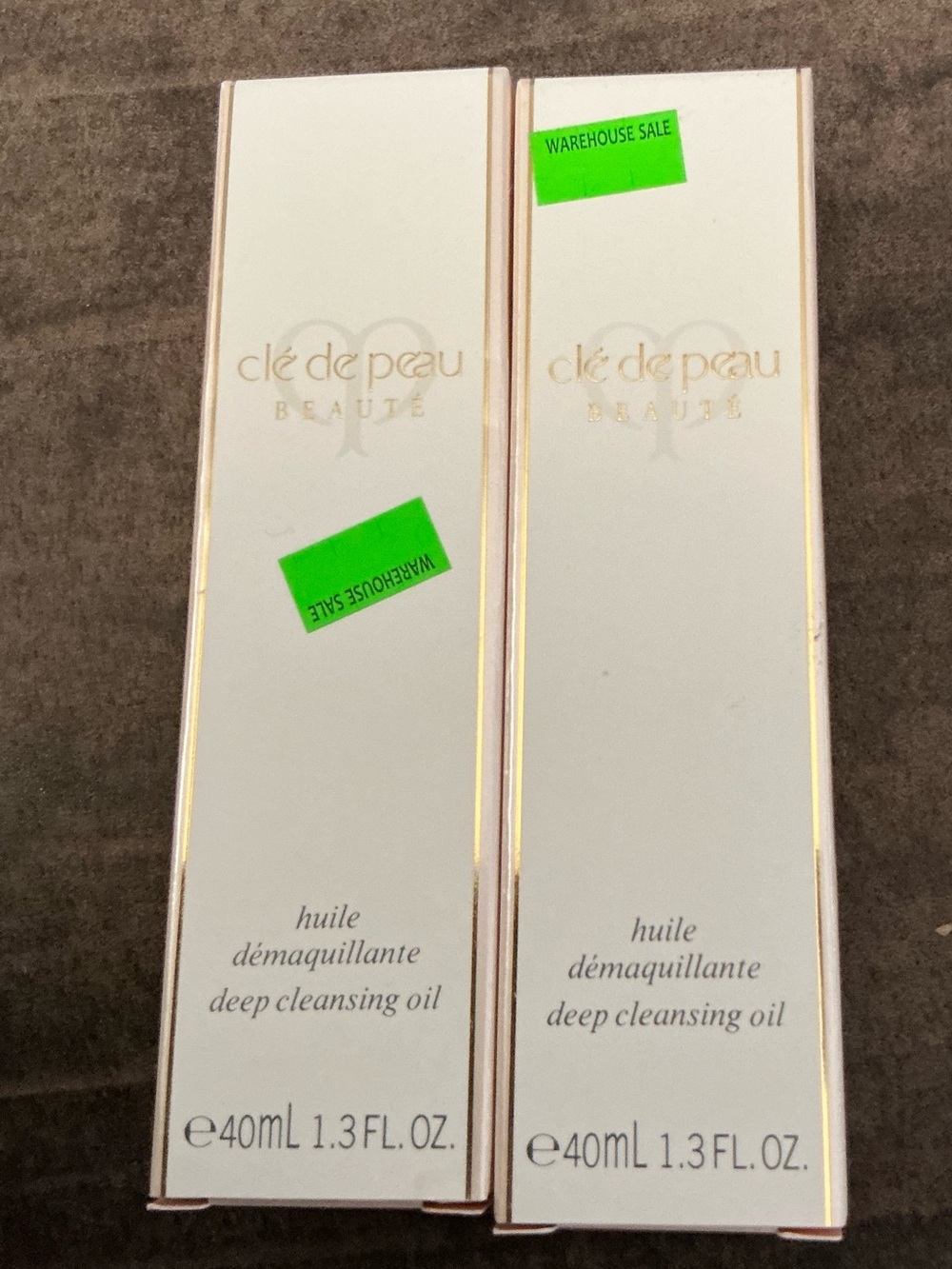 NIB 2 Clé de Peau Beauté Deep Cleansing Oil 1.3 FL. OZ.